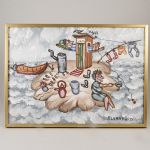 1727 7118 OIL PAINTING